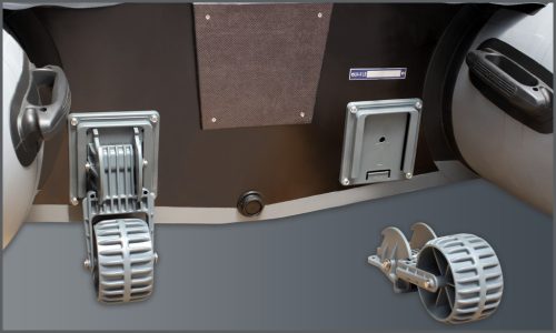 Kolibri-graue Transport-Falkenräder aus Kunststoff für Beiboote