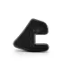 Záró kupak alumínium profilhoz balos fekete