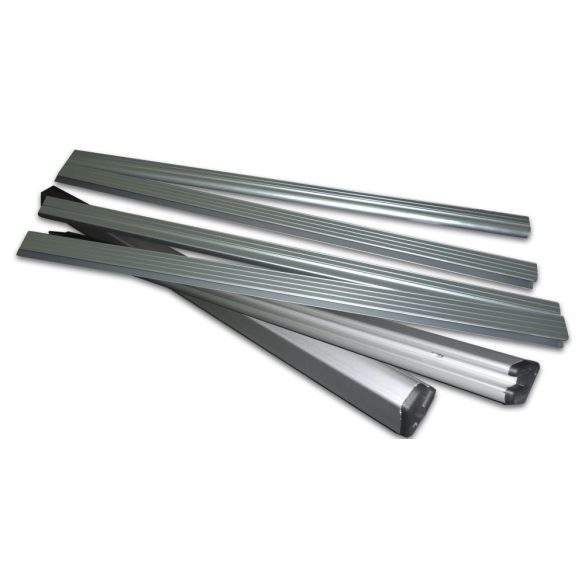 Alumínium profil szett rétegelt lemez fa padlóhoz KM-330D  (profil és csatlakozó elemek)