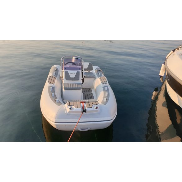 Gala V360 RIB felfújható hajó extrákkal + 9.9-es Honda motor + utánfutó szett (pár órát használt)