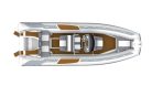 Gumicsónak Gala V-650-RIB