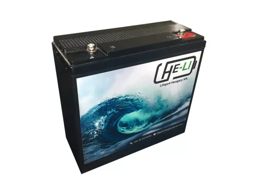 HE-LI 12V24AH T1 LiFePO4 akkumulátor 