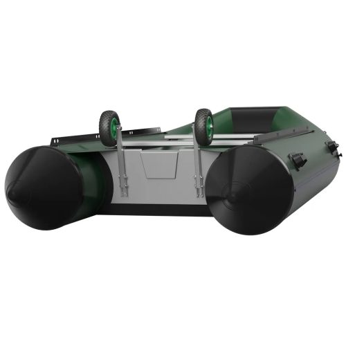 KOET200 Solides Transport-Hawk-Rad aus Edelstahl, Schwarz/Grün
