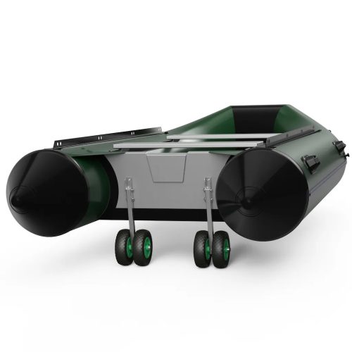 KOEW200 Solides Transport-Hawk-Rad aus Edelstahl, Schwarz/Grün