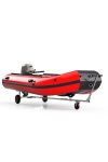 KOTR260-L Összehajtható csónak szállító sólyakocsi tömör kerékkel ​​fekete/piros