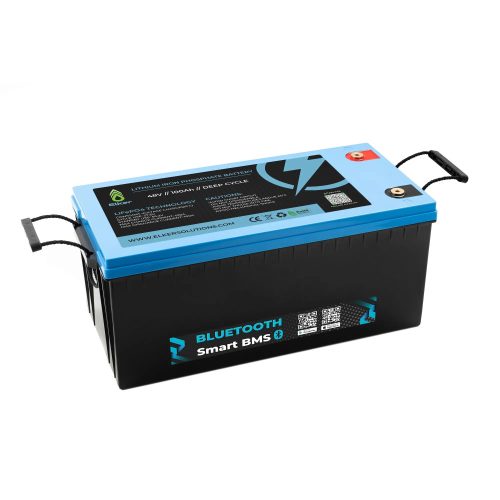 Elker LiFePO4 akkumulátor 48V 100Ah bluetooth-os