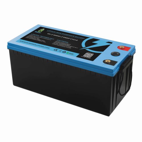 Elker LiFePO4 akkumulátor 12V 200Ah led kijelzős