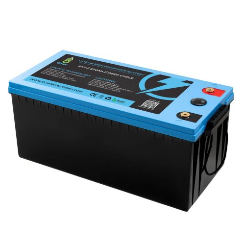 Elker LiFePO4-Akku 24V 200Ah mit LED-Anzeige