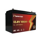 Perfektium PL lítium akkumulátor 12.8V 100Ah Smart BMS és LCD kijelzővel