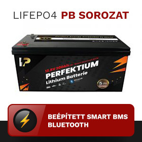 LIFEPO4 akkumulátor PB sorozat