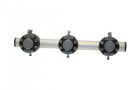 350-MM-VERBINDER MIT 3 STÜCK ROHRVERBINDER UND 1 STÜCK FESTBEFESTIGUNG GM350-3