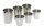 GLAS-SET 6 STÜCK EDELSTAHL GL221