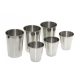 GLAS-SET 6 STÜCK EDELSTAHL GL221