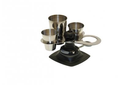 GLAS-SET 6 STÜCK EDELSTAHL GL221