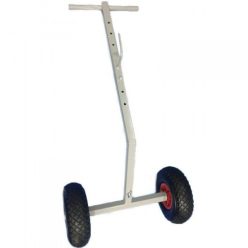   TL-1 Aufblasbares, pulverbeschichtetes, graues Transportrad aus Metall